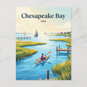 Carte Postale Baie de Chesapeake États-Unis