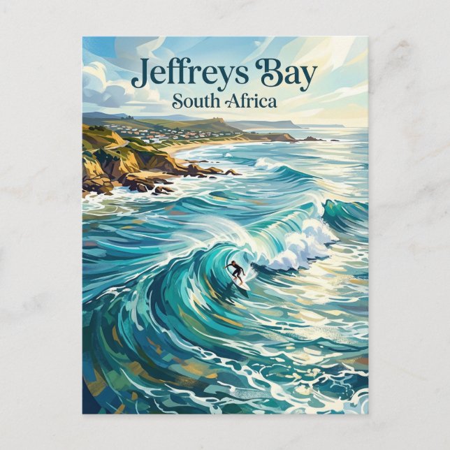 Carte Postale Baie de Jeffrey en Afrique du Sud (Devant)