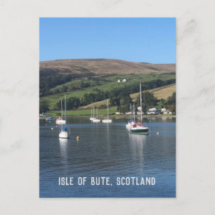 Carte Postale Baie de Kames, île de Bute, Écosse