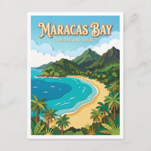 Carte Postale Baie de Maracas Trinité-et-Tobago