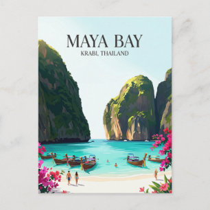 Carte Postale Baie de Maya Thaïlande
