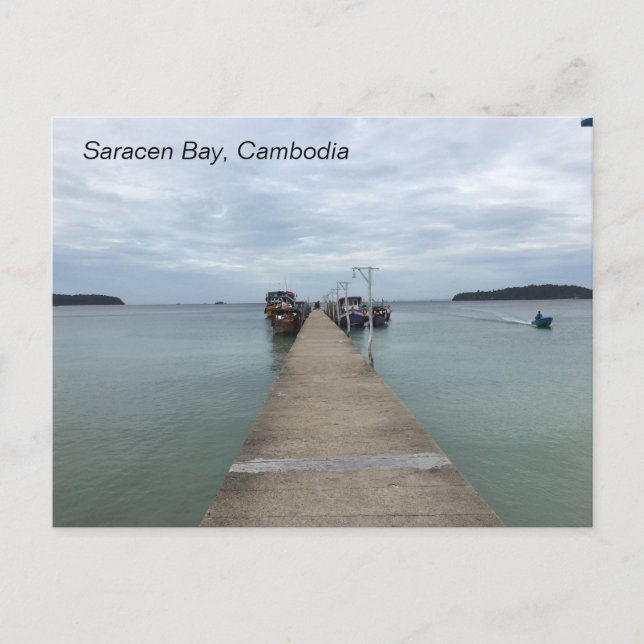 Carte Postale Baie de Saracen, Koh Rong Sanloem (Devant)