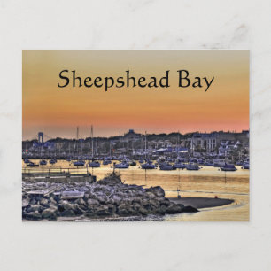 Carte Postale Baie de Sheepshead, Brooklyn NY
