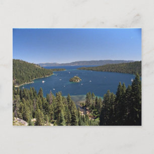 Carte Postale Baie d'Émeraude, lac Tahoe, Californie, États-Unis