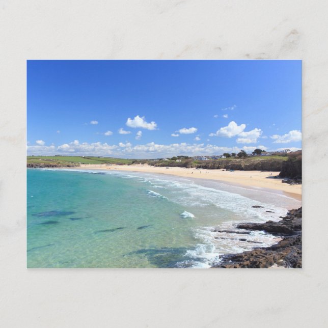 Carte Postale Baie Harlyn (Devant)