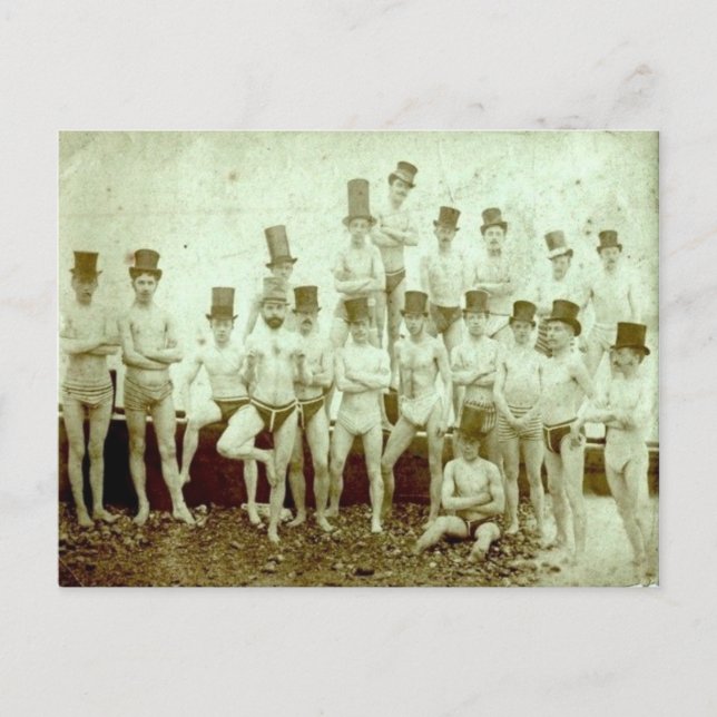 Carte Postale Baigneurs messieurs (Devant)