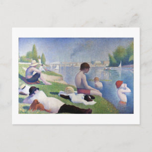Carte Postale Baignoires en Asnières, Seurat