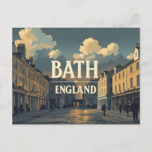 Carte Postale Bain - Élégance intemporelle et patrimoine romain
