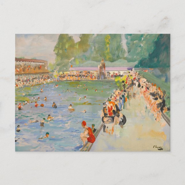 Carte Postale Bains Chiswick | Sir John Lavery (Devant)