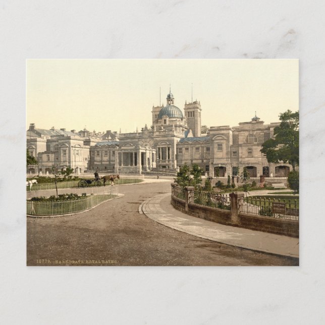 Carte Postale Bains Royaux, Harrogate, Yorkshire, Angleterre (Devant)