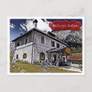 Carte Postale Baion de cabane alpine en Italie - Elio Boni - Dol