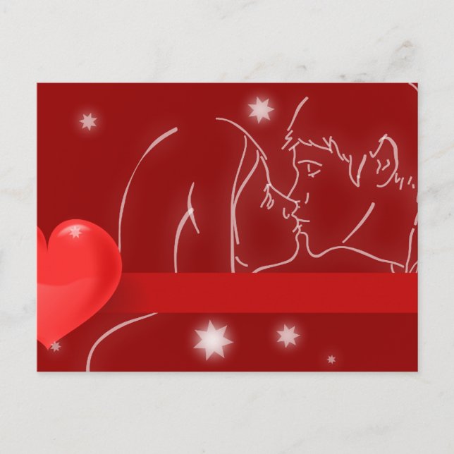 Carte Postale Baiser (Devant)