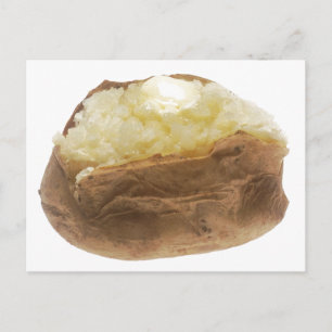 Carte Postale Baked potato