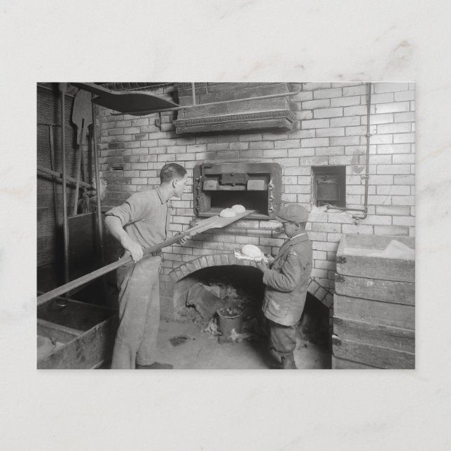 Carte Postale Bakers de pain, 1917 (Devant)