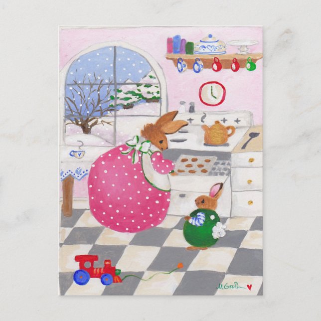 Carte postale Baking Bunny (Devant)