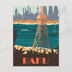 Carte Postale Bakou