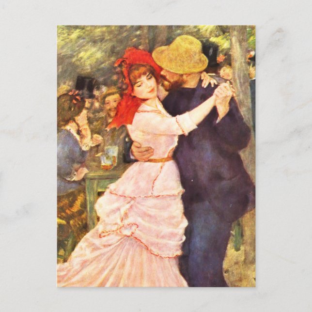 Carte Postale Bal au Moulin de la Galette Auguste Renoir (Devant)