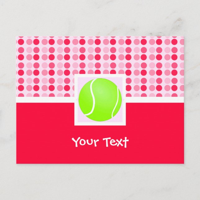 Carte Postale Bal De Tennis (Devant)