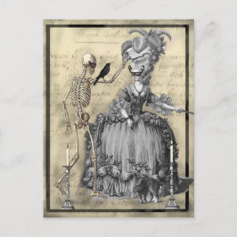 Carte Postale Bal Masquerade Halloween