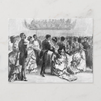 Carte Postale Bal militaire africain-américain