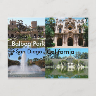 Carte Postale Balboa Park, San Diego, Californie