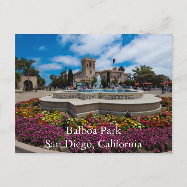 Carte Postale Balboa Park, San Diego, Californie (Devant)