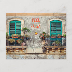 Carte Postale Balcon Cuba