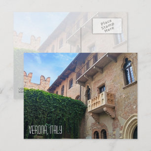 Carte Postale Balcon de Juliette à Vérone Italie Souvenir de voy