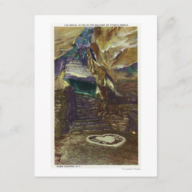 Carte Postale Balcon du temple de Titan Vue de la nuptiale (Devant)