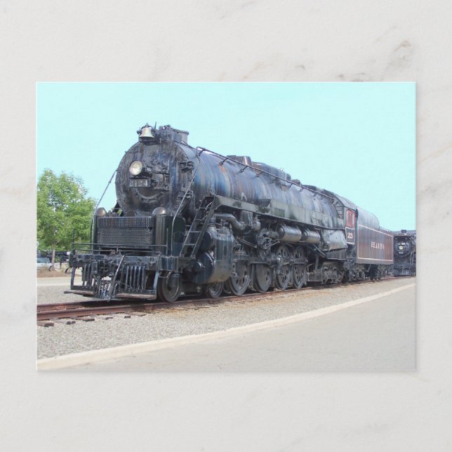 Carte Postale Baldwin - Locomotive ferroviaire 2124 (Devant)