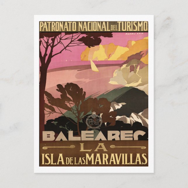 Carte Postale Baléares - Espagne (Devant)