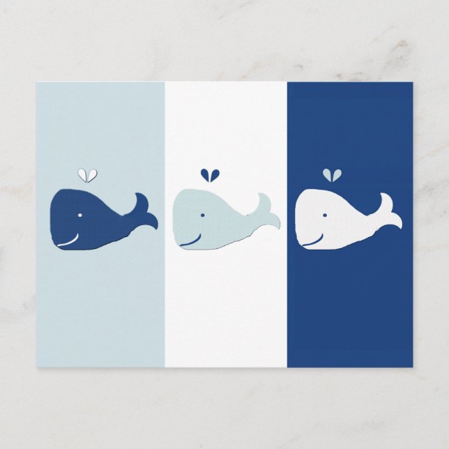 Carte Postale Baleine (Devant)