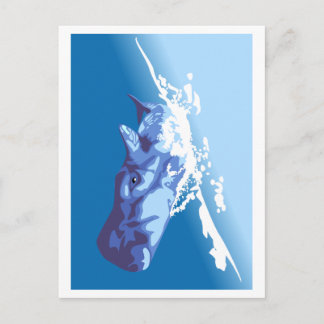 Carte Postale Baleine bleue