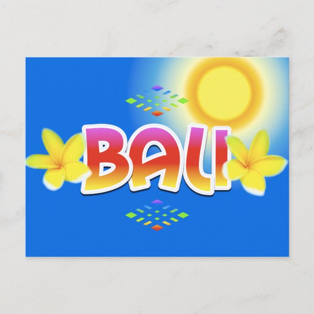 Carte Postale Bali (Devant)
