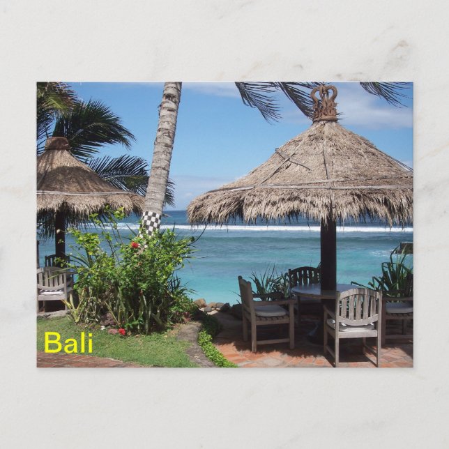 Carte Postale Bali Beach Scene (Devant)