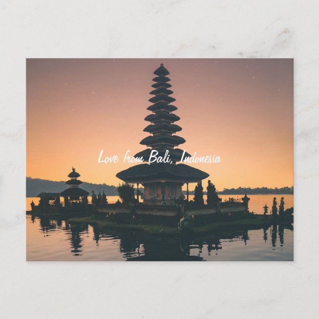 Carte postale Bali Indonésie Holiday (Devant)