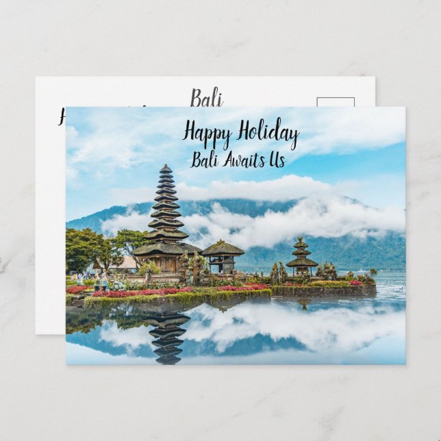 Carte Postale Bali vacation postcard (Devant / Derrière)