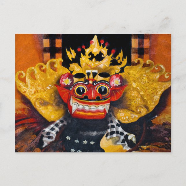 Carte postale Balinais Barong (Devant)