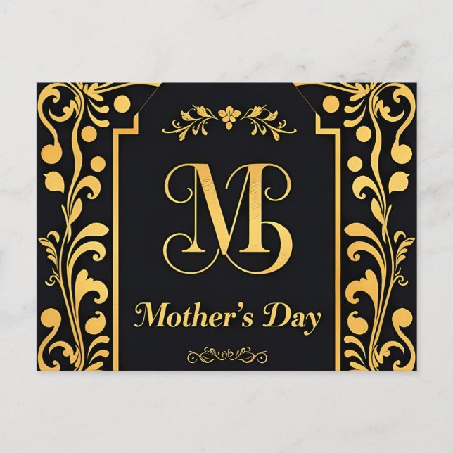 Carte Postale Balise cadeau de la fête des mères (Devant)