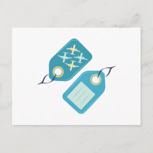 Carte Postale Balise de bagage