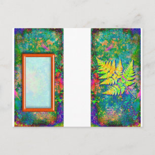 Carte Postale Balise Fern Luggage