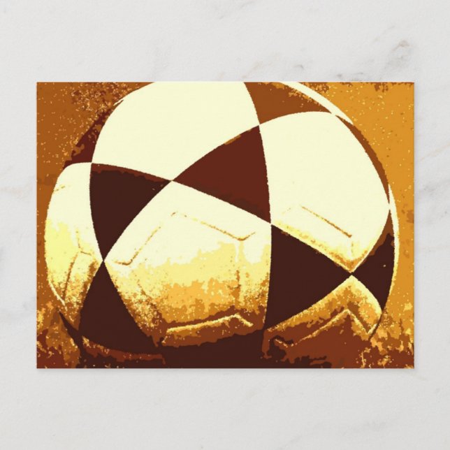 Carte Postale Balle de Football - Balle de Football (Devant)