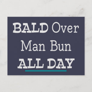 Carte Postale Balle sur homme Bun toute la journée
