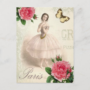 Carte Postale Ballerina parisienne