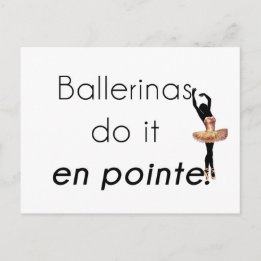 Carte Postale Ballerinas donc !