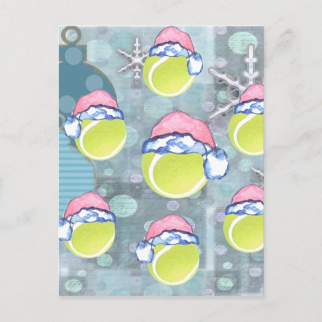 CARTE POSTALE BALLES DE TENNIS (Devant)