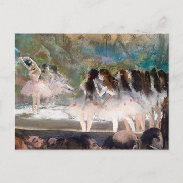 Carte Postale Ballet à l'Opéra de Paris par Edgar Degas (Devant)