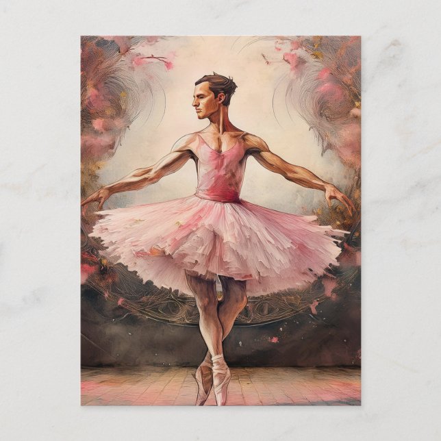 Carte Postale Ballet AI (Devant)