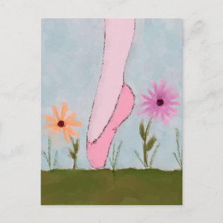 Carte postale Ballet en fleurs