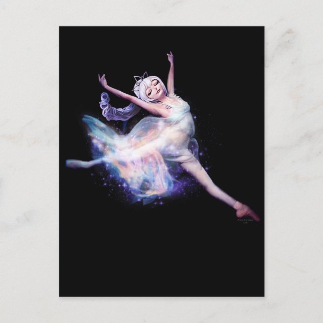 Carte Postale Ballet Galaxy (Devant)